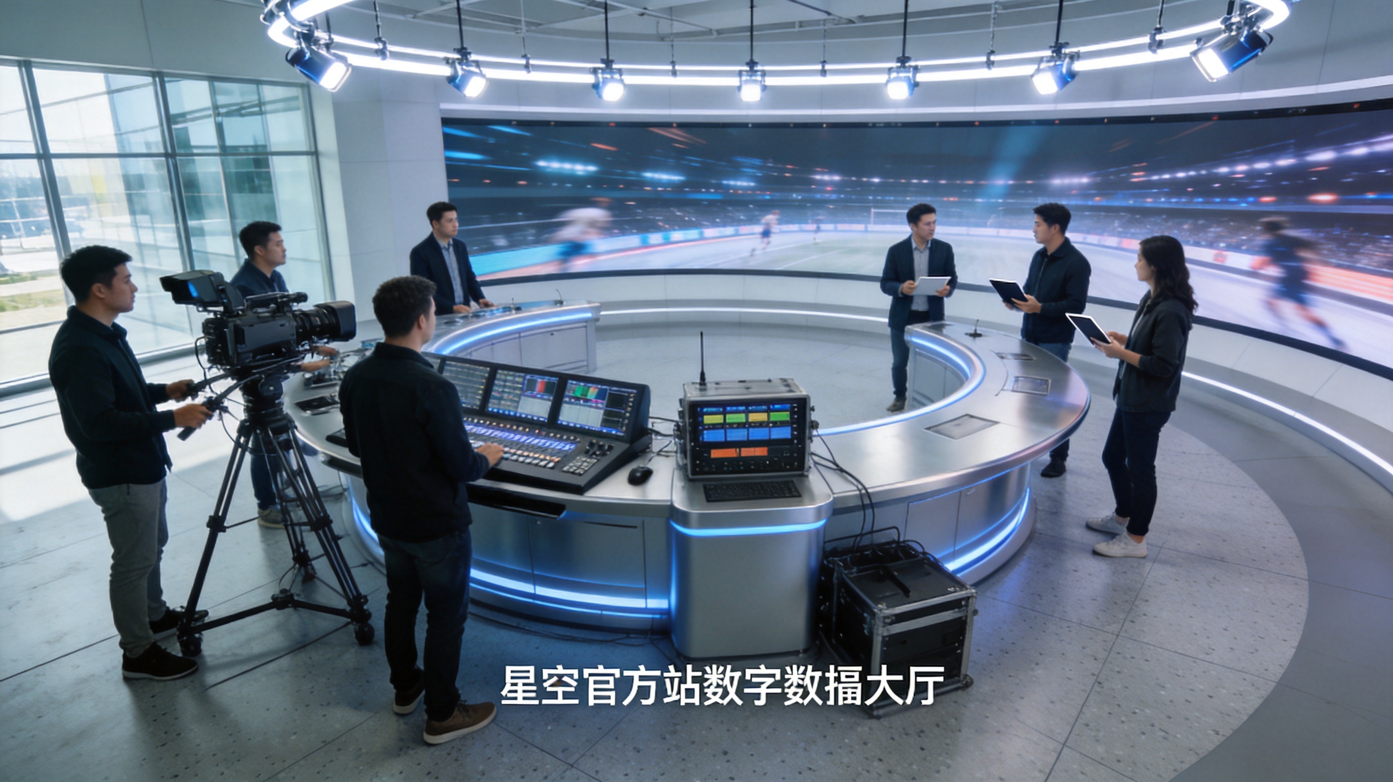 星空官方站数字演播大厅与现代体育赛事转播技术设备现场